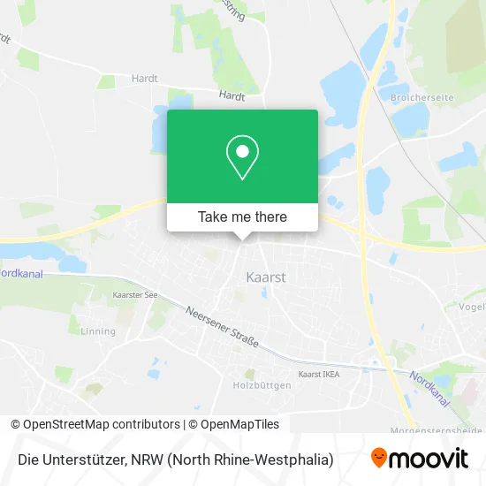 Карта Die Unterstützer