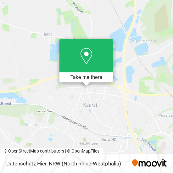 Карта Datenschutz Hier