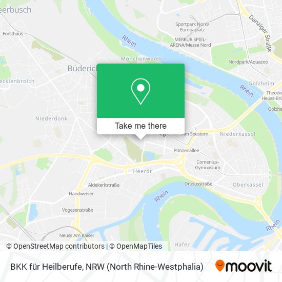 BKK für Heilberufe map