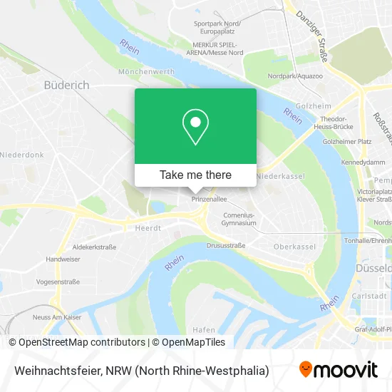 Карта Weihnachtsfeier