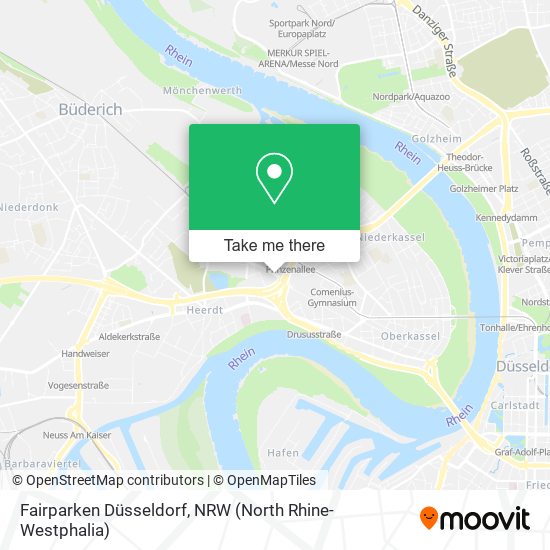 Fairparken Düsseldorf map