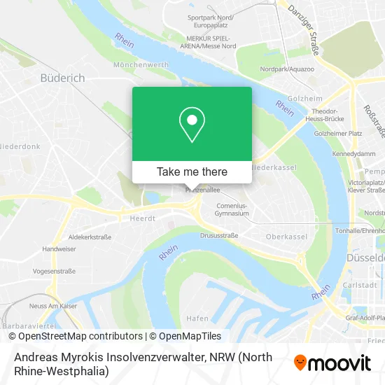 Карта Andreas Myrokis Insolvenzverwalter