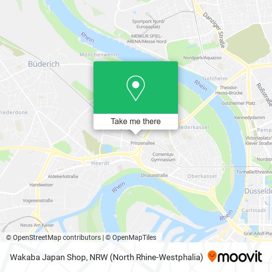 Wakaba Japan Shop map