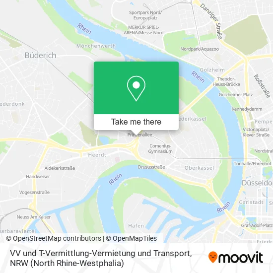 Карта VV und T-Vermittlung-Vermietung und Transport