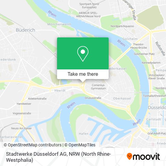 Stadtwerke Düsseldorf AG map