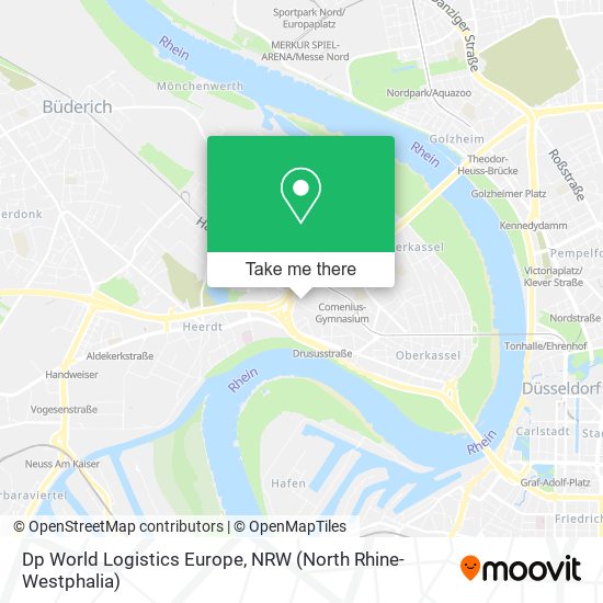 Dp World Logistics Europe map