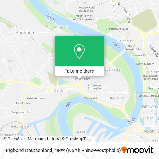 Bigband Deutschland map