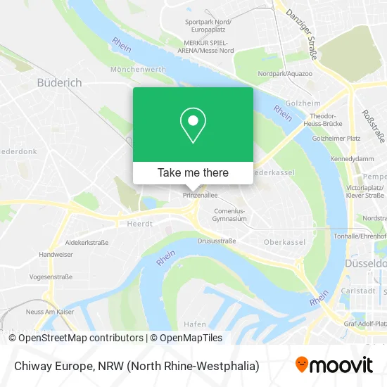 Карта Chiway Europe