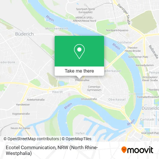 Карта Ecotel Communication