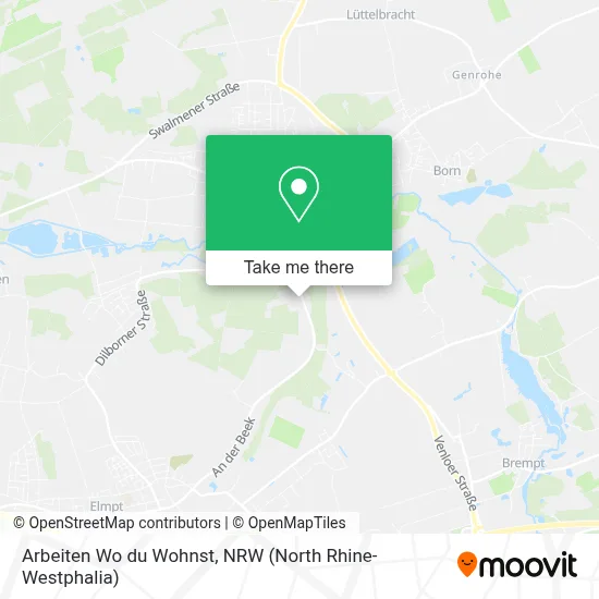 Arbeiten Wo du Wohnst map