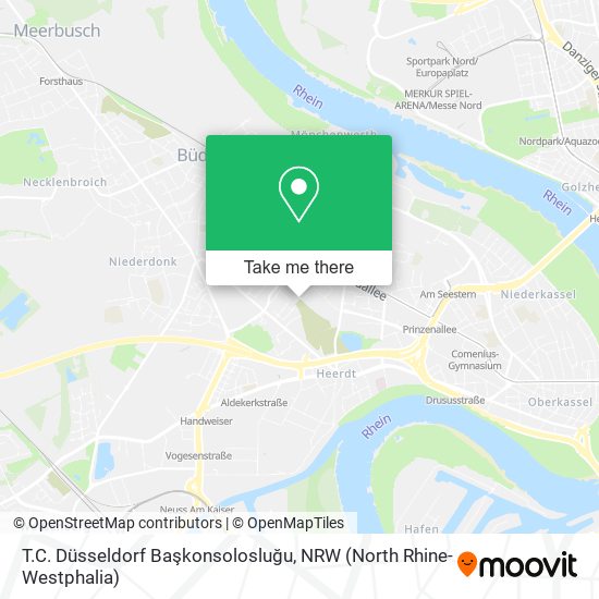 T.C. Düsseldorf Başkonsolosluğu map