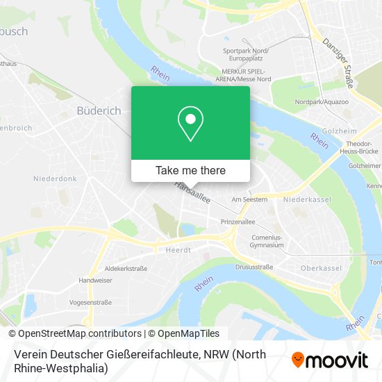 Verein Deutscher Gießereifachleute map