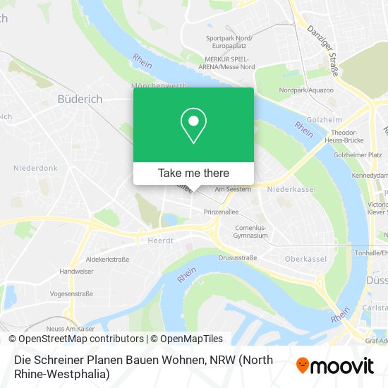 Die Schreiner Planen Bauen Wohnen map