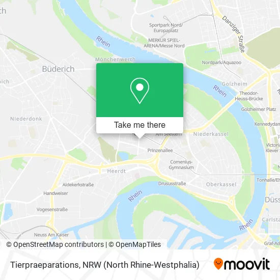 Карта Tierpraeparations