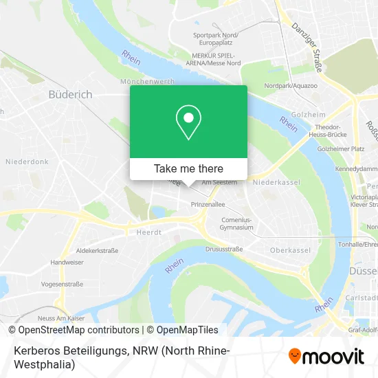 Kerberos Beteiligungs map