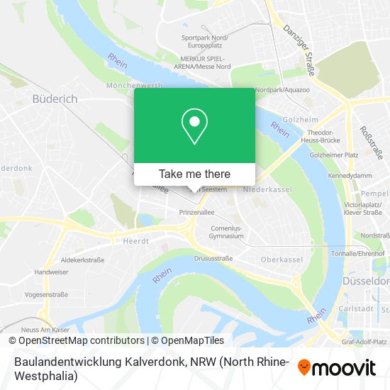 Baulandentwicklung Kalverdonk map