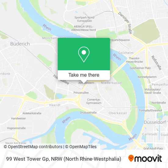 99 West Tower Gp map