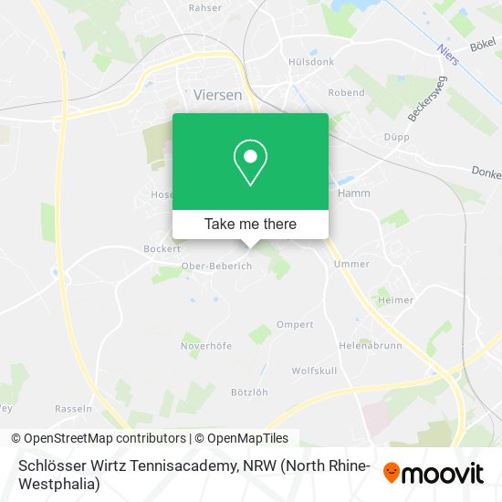Schlösser Wirtz Tennisacademy map