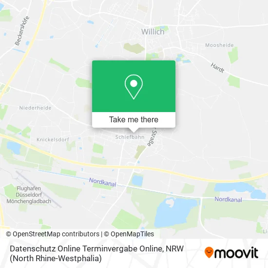 Карта Datenschutz Online Terminvergabe Online
