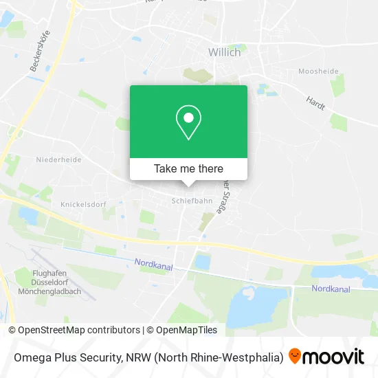 Omega Plus Security map