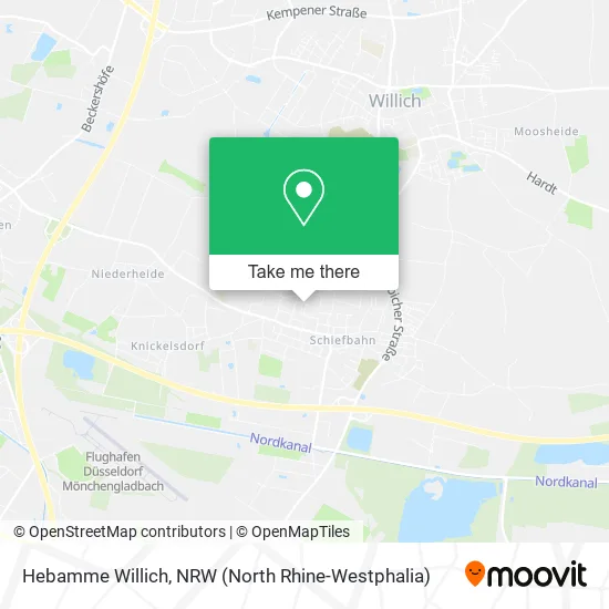 Карта Hebamme Willich