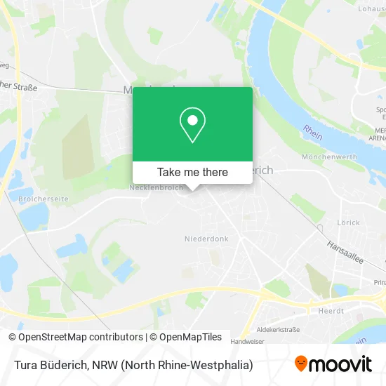 Карта Tura Büderich
