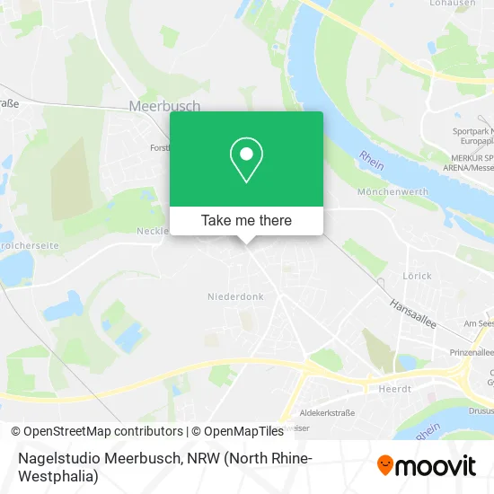 Карта Nagelstudio Meerbusch