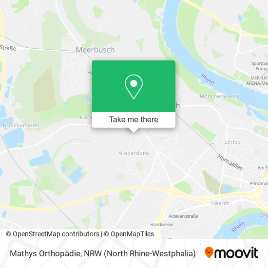 Карта Mathys Orthopädie