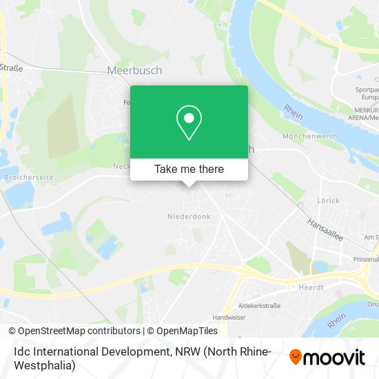Idc International Development map