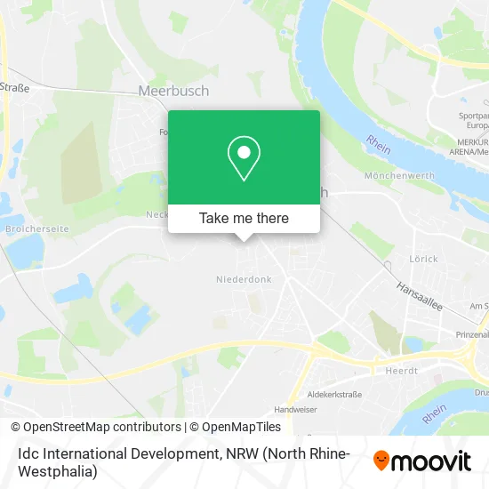 Карта Idc International Development