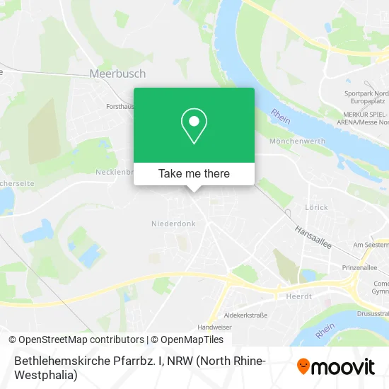 Карта Bethlehemskirche Pfarrbz. I