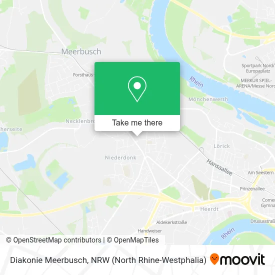 Diakonie Meerbusch map