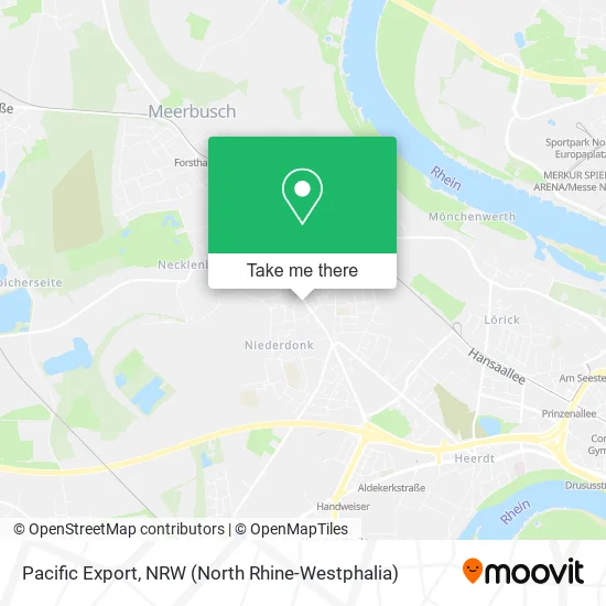 Карта Pacific Export