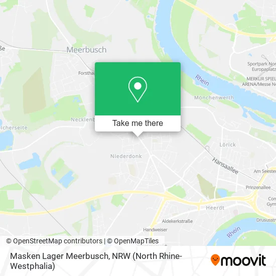 Карта Masken Lager Meerbusch