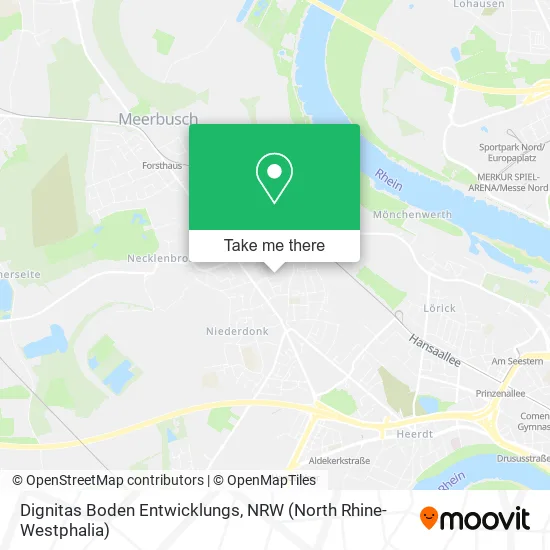 Карта Dignitas Boden Entwicklungs