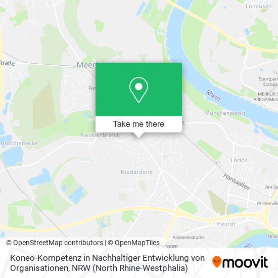 Koneo-Kompetenz in Nachhaltiger Entwicklung von Organisationen map