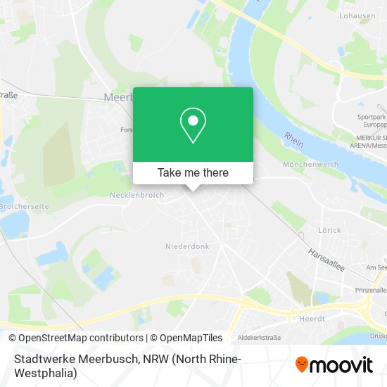 Stadtwerke Meerbusch map