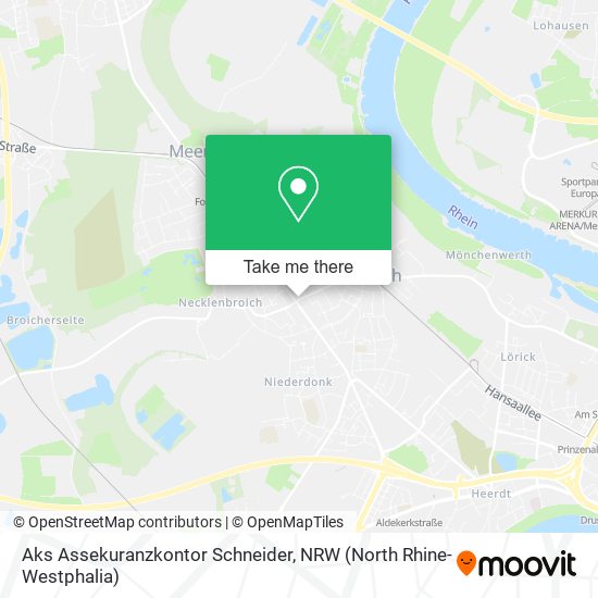 Aks Assekuranzkontor Schneider map