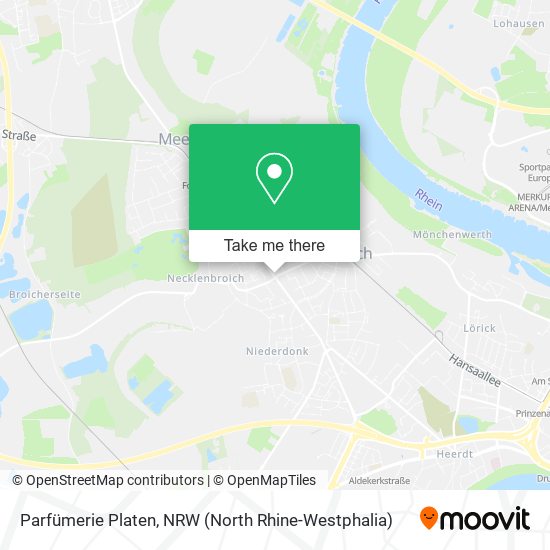 Parfümerie Platen map
