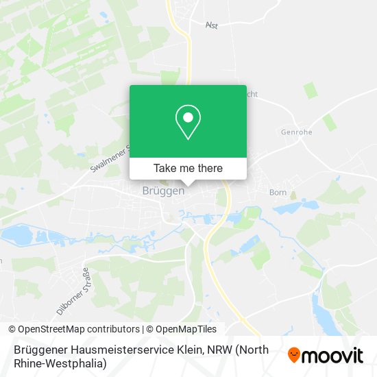 Карта Brüggener Hausmeisterservice Klein