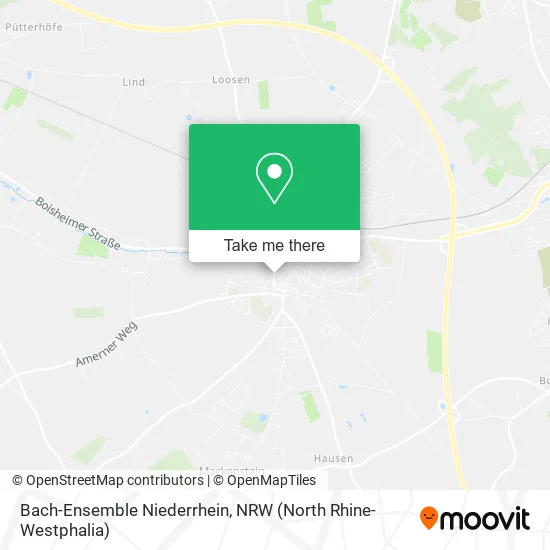 Карта Bach-Ensemble Niederrhein