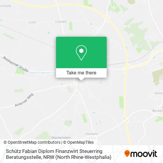 Schütz Fabian Diplom Finanzwirt Steuerring Beratungsstelle map