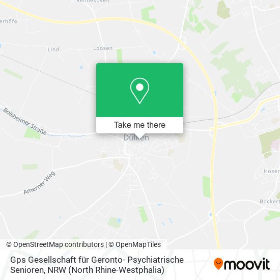 Gps Gesellschaft für Geronto- Psychiatrische Senioren map