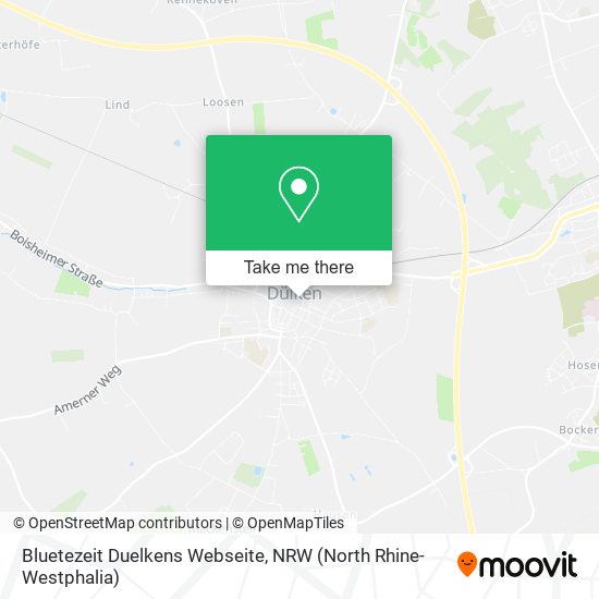 Bluetezeit Duelkens Webseite map