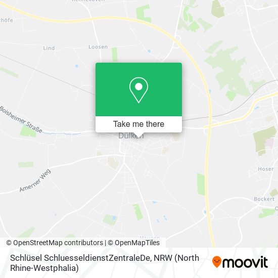 Schlüsel SchluesseldienstZentraleDe map