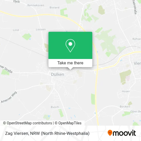 Zag Viersen map