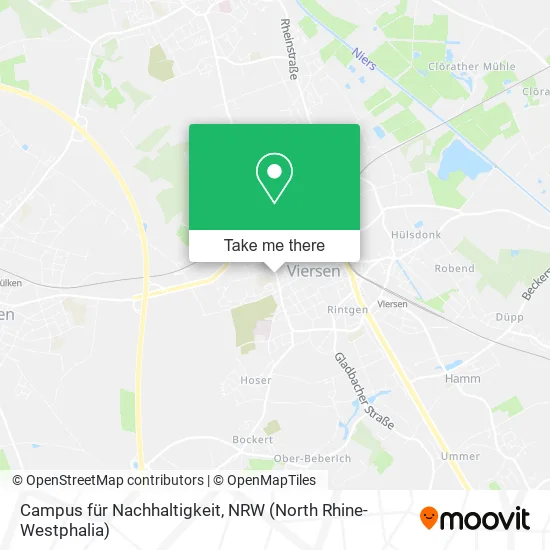 Карта Campus für Nachhaltigkeit