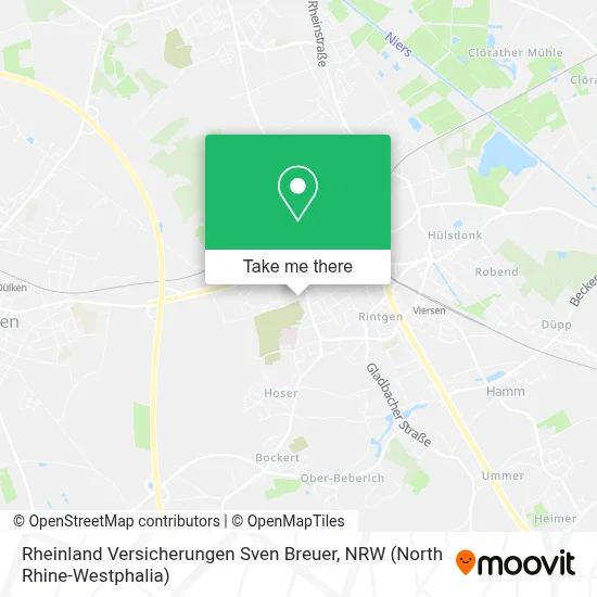 Rheinland Versicherungen Sven Breuer map