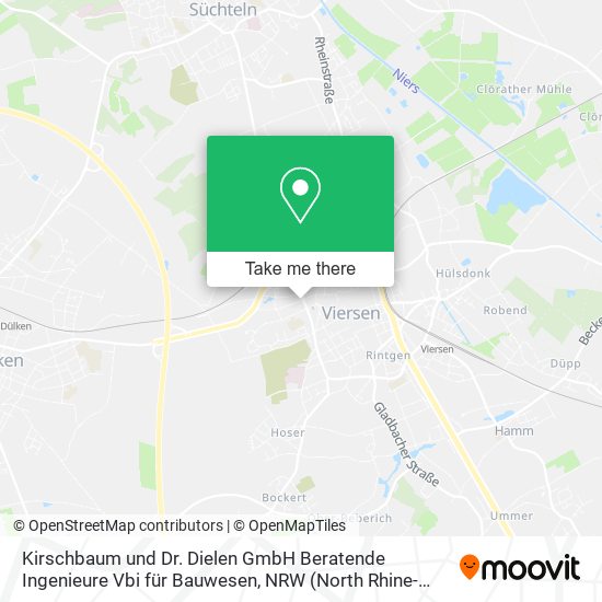 Kirschbaum und Dr. Dielen GmbH Beratende Ingenieure Vbi für Bauwesen map