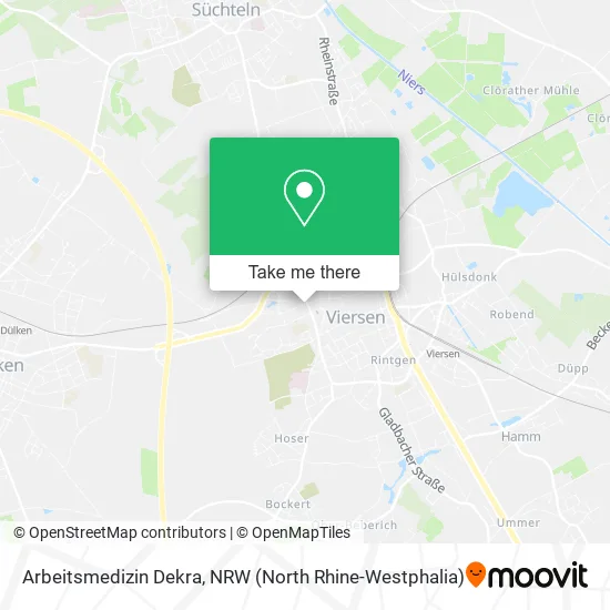 Карта Arbeitsmedizin Dekra